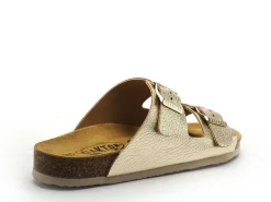 Plakton BETA 180010 Or Mules et Sabots Plats Femme