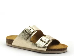 Plakton BETA 180010 Or Mules et Sabots Plats Femme