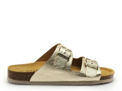 Plakton BETA 180010 Or Mules et Sabots Plats Femme