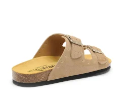 Plakton BETA RE 180010 Beige Mules et Sabots Plats Femme