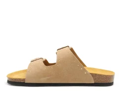 Plakton BETA RE 180010 Beige Mules et Sabots Plats Femme