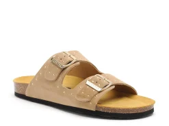 Plakton BETA RE 180010 Beige Mules et Sabots Plats Femme