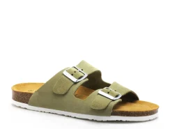 Plakton BETA 180010 Vert Mules et Sabots Plats Femme