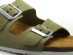 Plakton BETA 180010 Vert Mules et Sabots Plats Femme