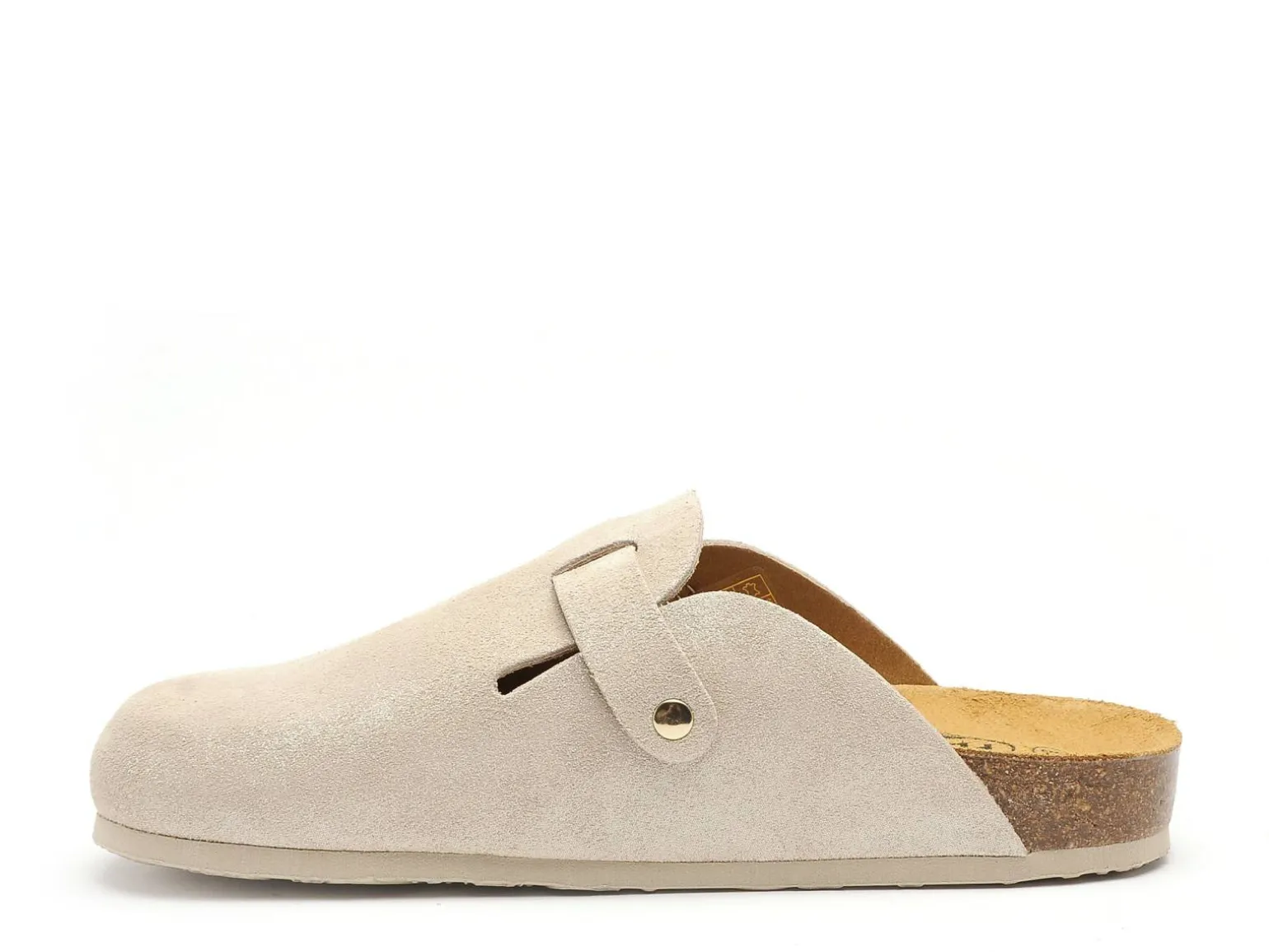 Plakton BLOGG 181539 Beige Mules et Sabots Plats Femme