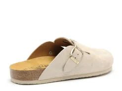 Plakton BLOGG 181539 Beige Mules et Sabots Plats Femme