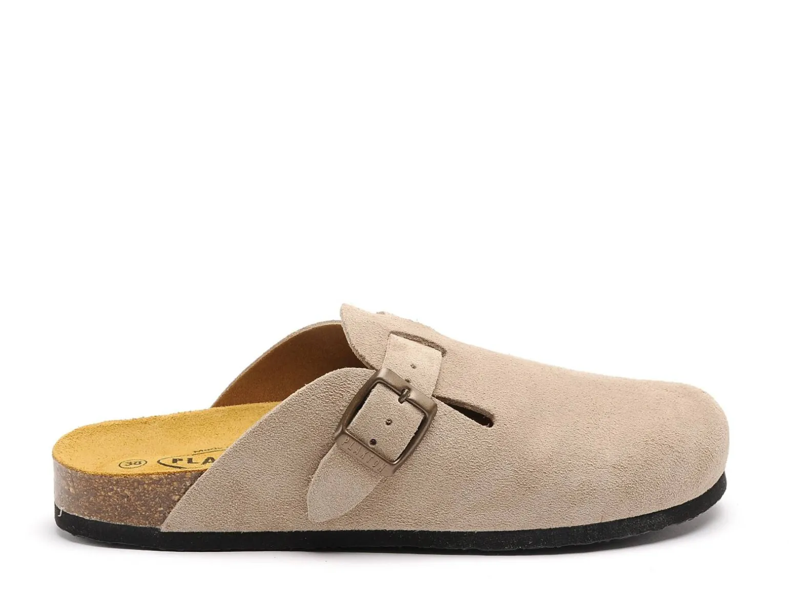 Plakton BLOGG 181539 Beige Mules et Sabots Plats Femme