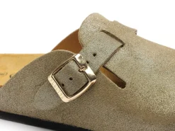 Plakton BLOGG 181539 Kaki Mules et Sabots Plats Femme
