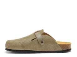 Plakton BLOGG 181539 Kaki Mules et Sabots Plats Femme
