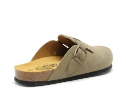 Plakton BLOGG 181539 Kaki Mules et Sabots Plats Femme