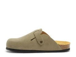 Plakton BLOGG 181539 Kaki Mules et Sabots Plats Femme