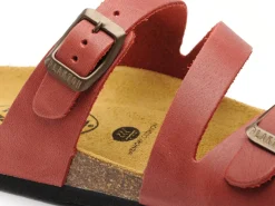 Plakton BOLINO 181210 Rouge Mules et Sabots Plats Femme