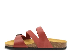 Plakton BOLINO 181210 Rouge Mules et Sabots Plats Femme