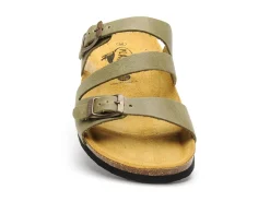 Plakton BOLINO 181210 Vert Mules et Sabots Plats Femme