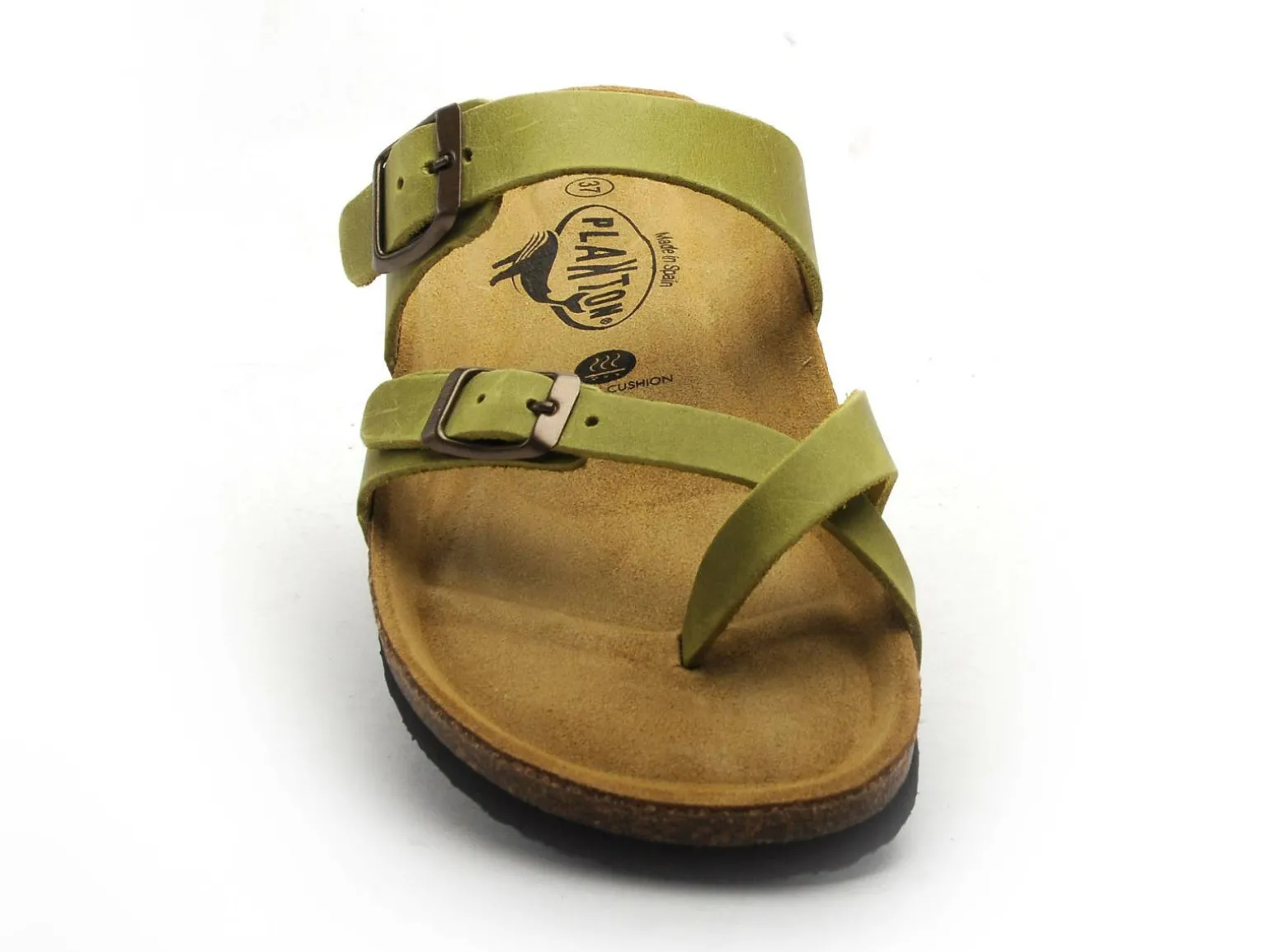 Plakton BOMBAY 181032 Vert Mules et Sabots Plats Femme