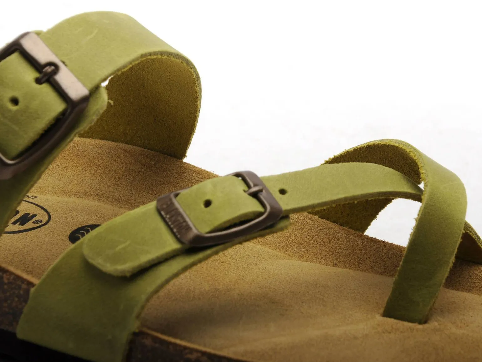 Plakton BOMBAY 181032 Vert Mules et Sabots Plats Femme
