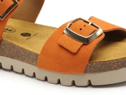 Plakton COOL 356219 Orange Sandales à Talons Femme