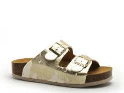 Plakton CP BETA 340010 ANIMAL PRINT Blanc Mules et Sabots Plats Femme