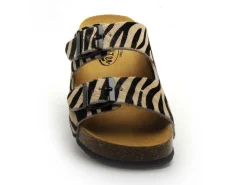 Plakton CP BETA 340010 ANIMAL PRINT Multicolore Mules et Sabots Plats Femme