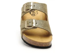 Plakton CP BETA 340010 Kaki Mules et Sabots Plats Femme