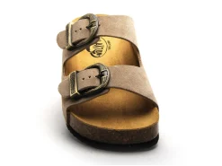 Plakton CP BETA OUEST 340010 Beige Mules et Sabots Plats Femme