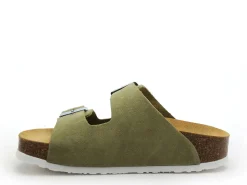 Plakton CP BETA 340010 Vert Mules et Sabots Plats Femme