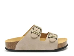 Plakton CP BETAWEST 340010 Beige Mules et Sabots Plats Femme