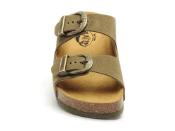 Plakton CP BETAWEST 340010 Kaki Mules et Sabots Plats Femme