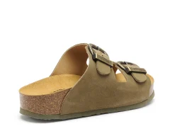 Plakton CP BETAWEST 340010 Kaki Mules et Sabots Plats Femme