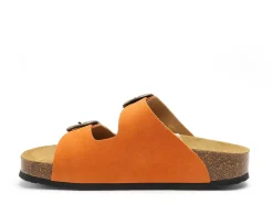 Plakton CP BETAWEST 340010 Orange Mules et Sabots Plats Femme