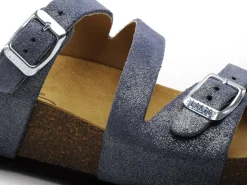 Plakton CP BOLINO 341210 Bleu Mules et Sabots Plats Femme