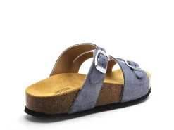 Plakton CP BOLINO 341210 Bleu Mules et Sabots Plats Femme
