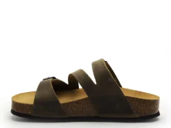 Plakton CP BOLINO 341210 Kaki Mules et Sabots Plats Femme