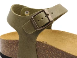 Plakton CP ZOMBA 341016 Kaki Sandales Plates Femme