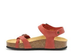 Plakton CP ZOMBA 341016 Rouge Sandales Plates Femme