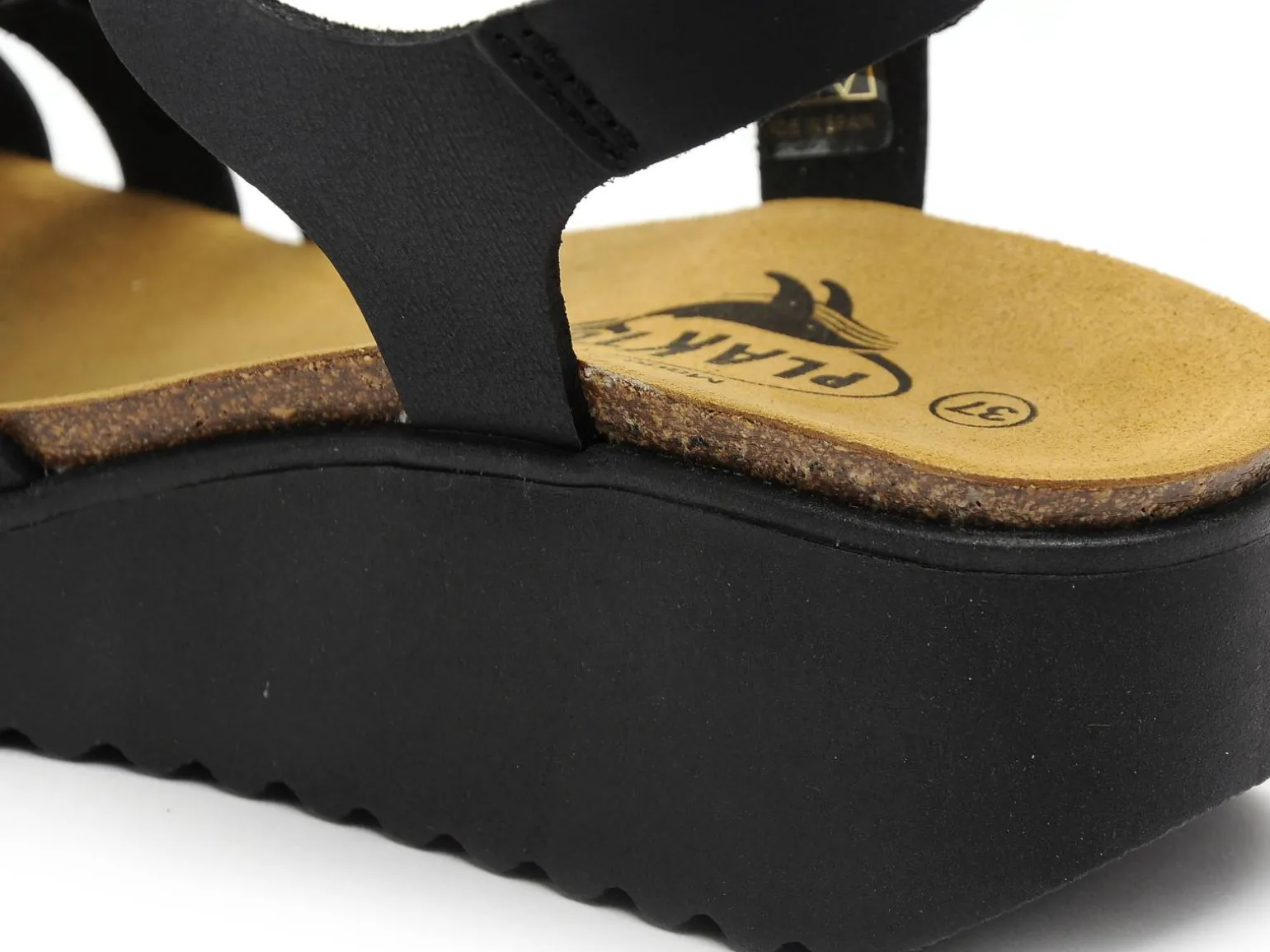 Plakton ISE 336444 Noir Sandales à Talons Femme