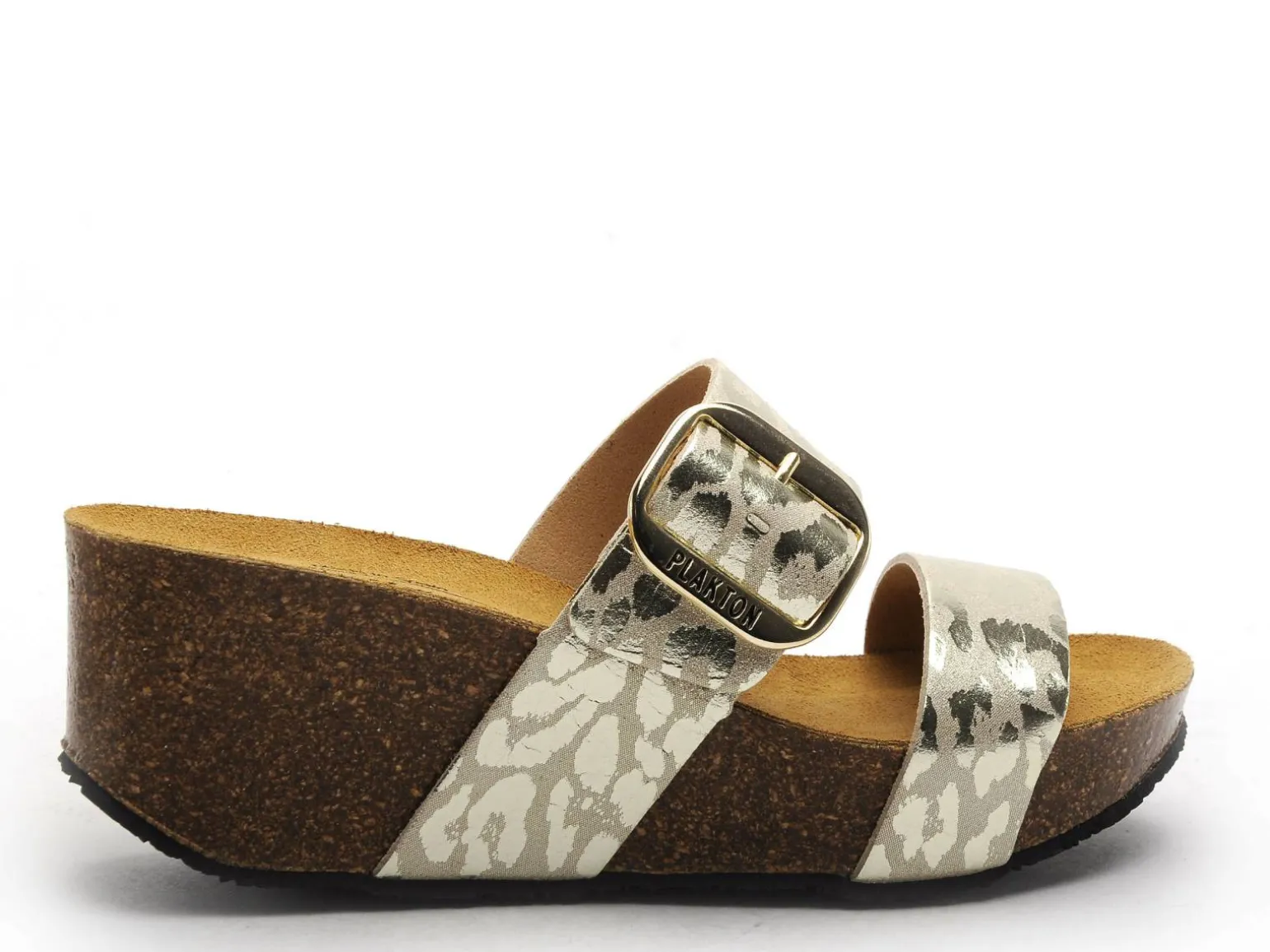 Plakton SO ROCK 873004 Or Mules et Sabots à Talons Femme