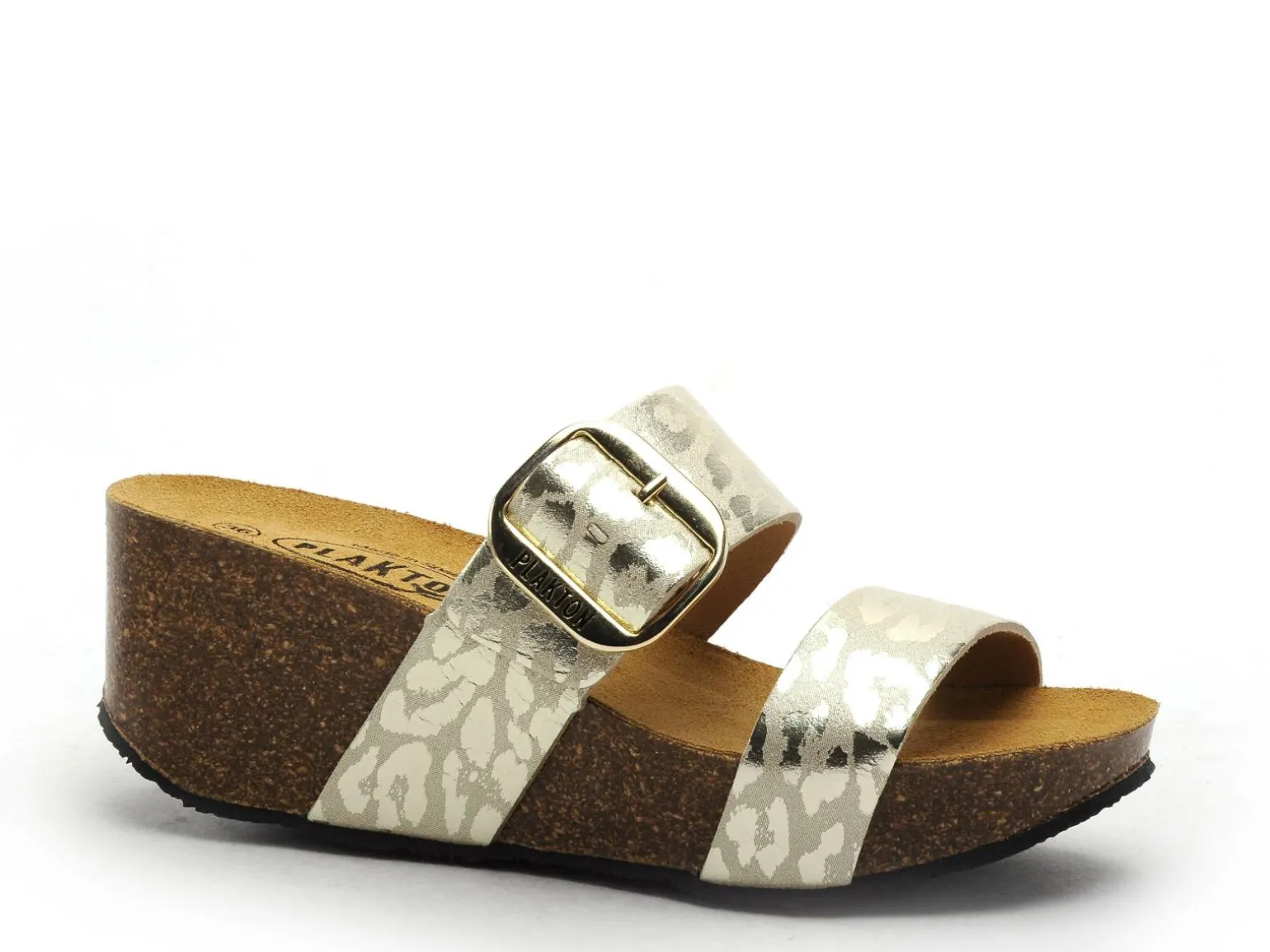 Plakton SO ROCK 873004 Or Mules et Sabots à Talons Femme