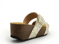 Plakton SO ROCK 873004 Or Mules et Sabots à Talons Femme