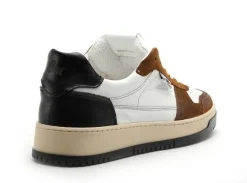 Play One SHARK Marron Baskets Basses Homme