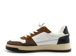 Play One SHARK Marron Baskets Basses Homme