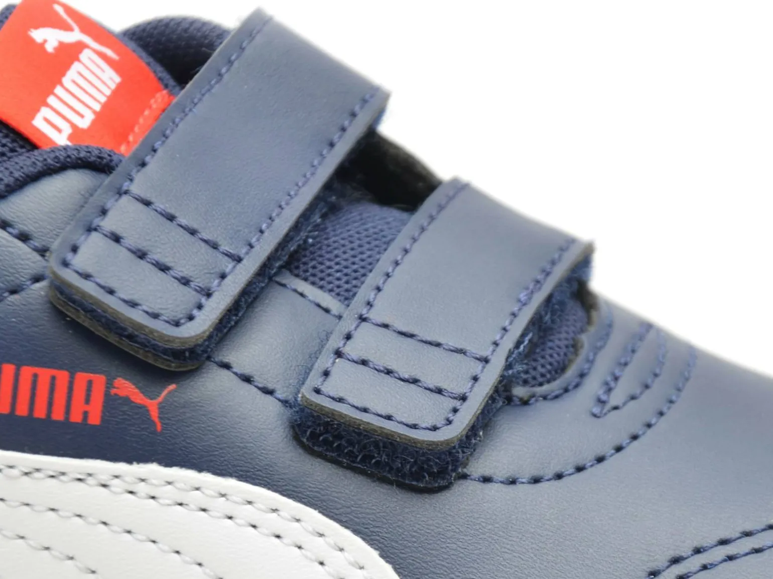 Puma COURTFLEX V3V INF Bleu Baskets Basses Garçon