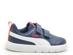 Puma COURTFLEX V3V INF Bleu Baskets Basses Garçon