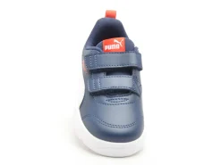Puma COURTFLEX V3V INF Bleu Baskets Basses Garçon