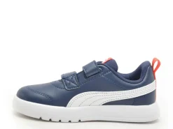 Puma COURTFLEX V3V INF Bleu Baskets Basses Garçon