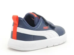 Puma COURTFLEX V3V INF Bleu Baskets Basses Garçon