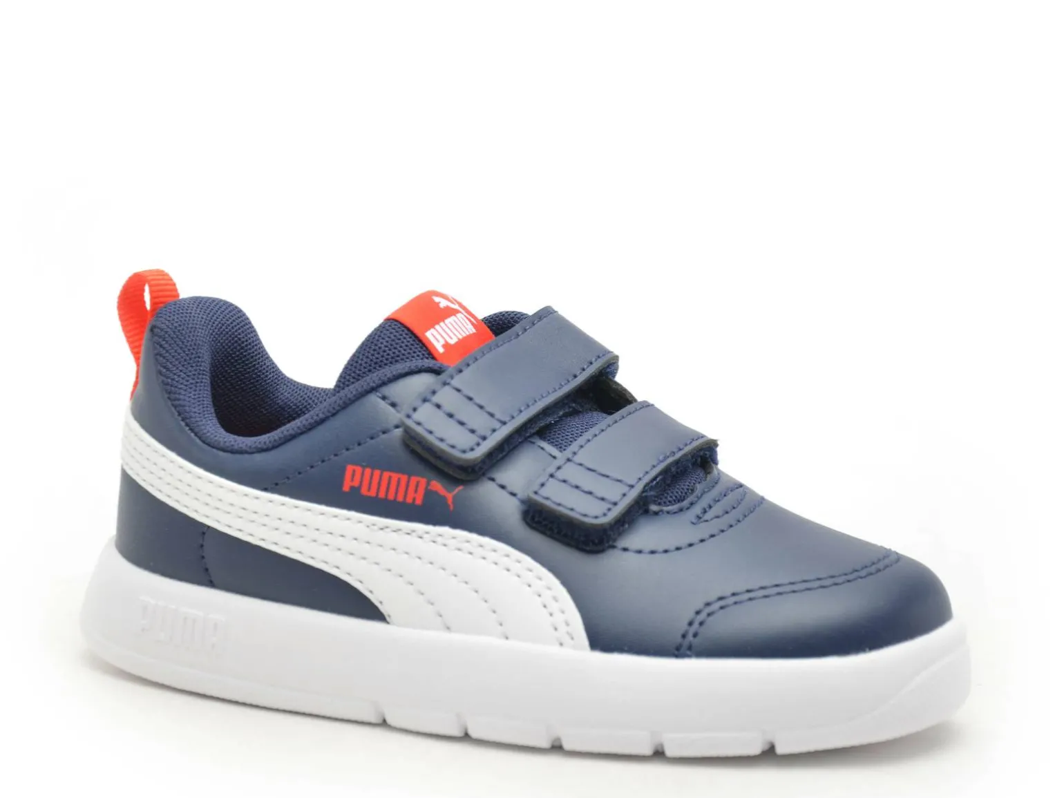Puma COURTFLEX V3V INF Bleu Baskets Basses Garçon