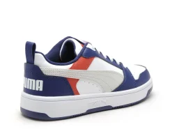 Puma PUMAREBOUND V6LOJR Blanc Baskets Basses Garçon