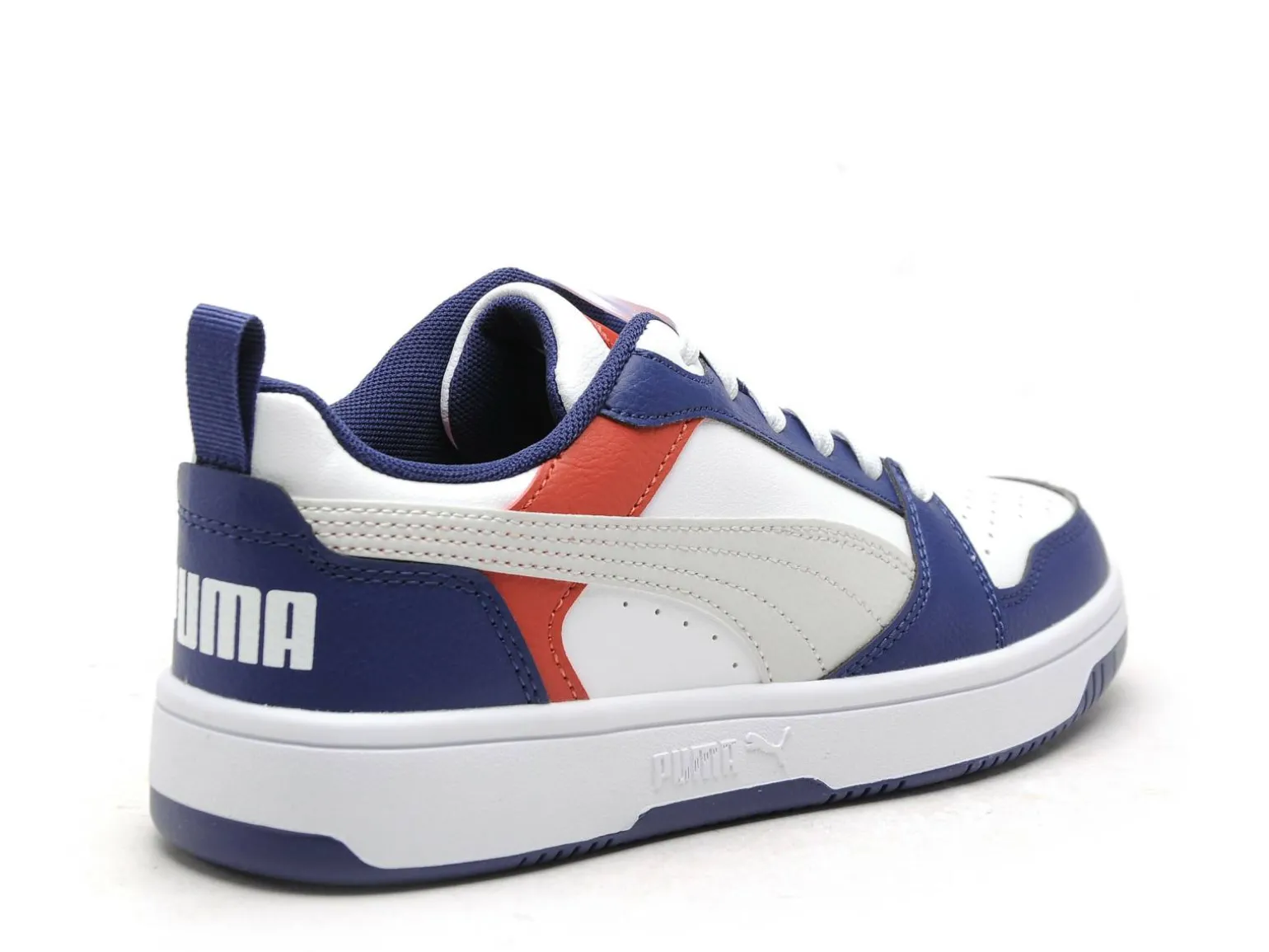 Puma PUMAREBOUND V6LOJR Blanc Baskets Basses Garçon