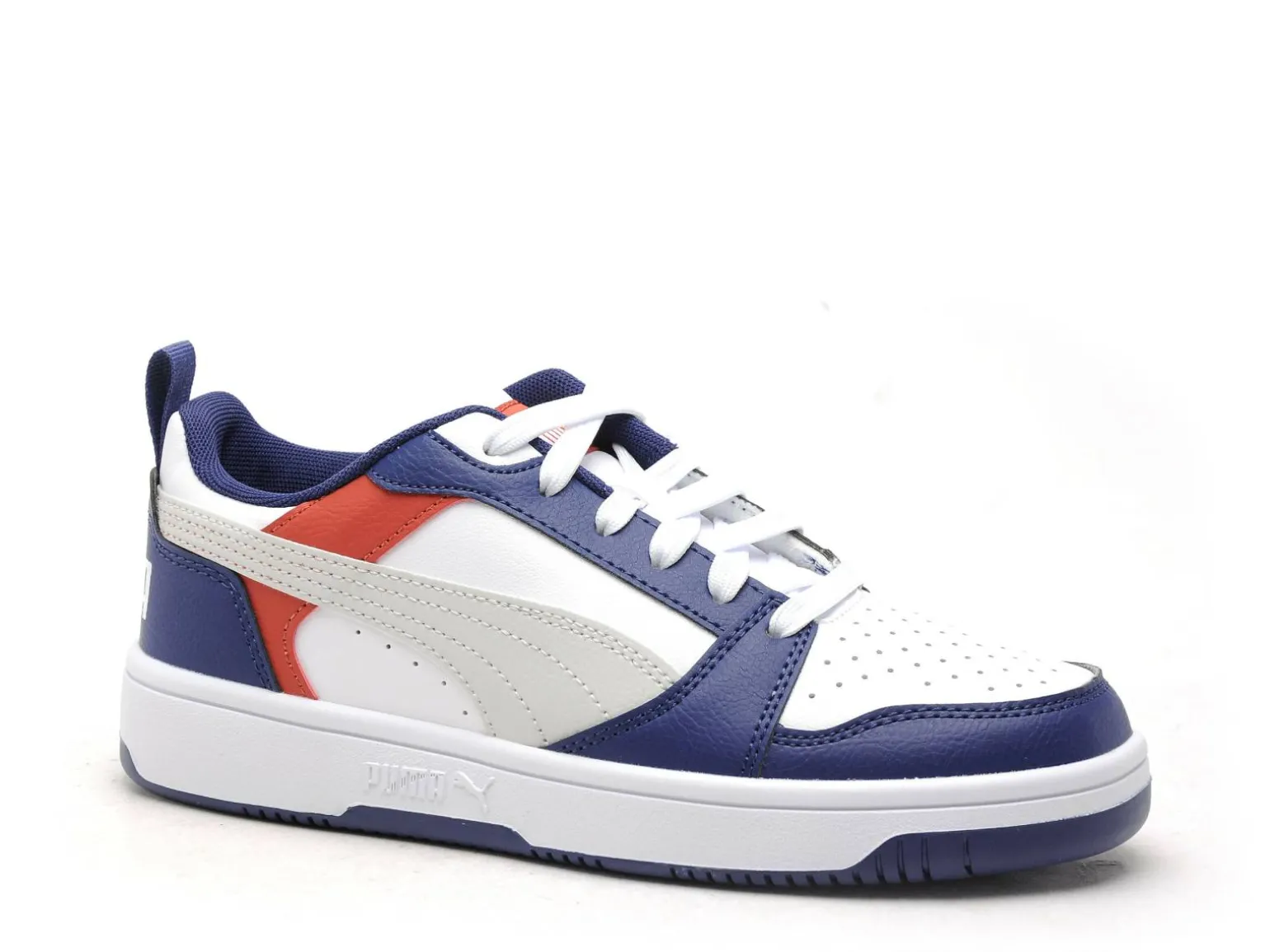 Puma PUMAREBOUND V6LOJR Blanc Baskets Basses Garçon